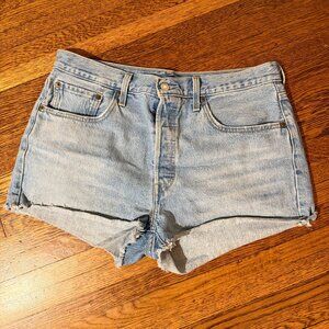 Levi's 501 High Waist Jean Cut Offs Sz 32